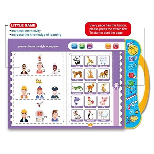 Intelligence Book | Interactive Musical English Learning Toy (Ages 3+)