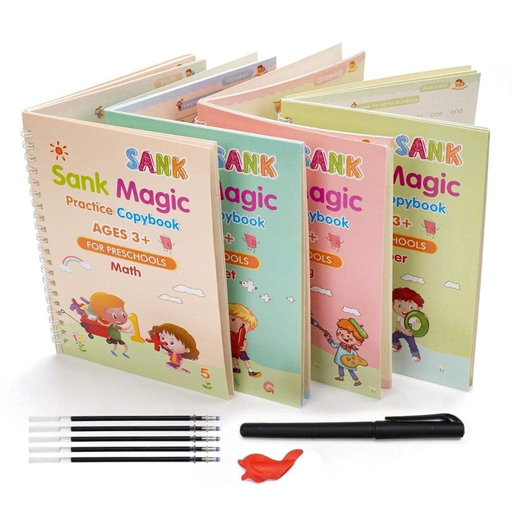 Sank Magic Practice Copybook | The reusable calligraphy book that makes learning fun!