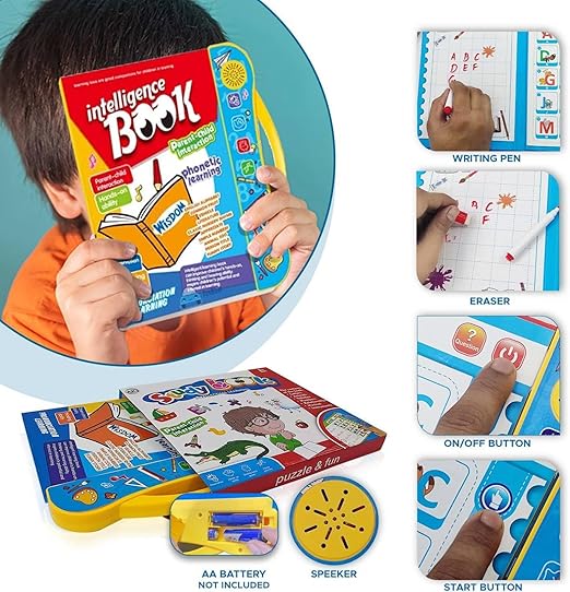 Intelligence Book | Interactive Musical English Learning Toy (Ages 3+)