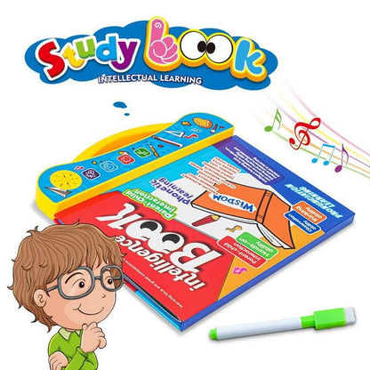 Intelligence Book | Interactive Musical English Learning Toy (Ages 3+)